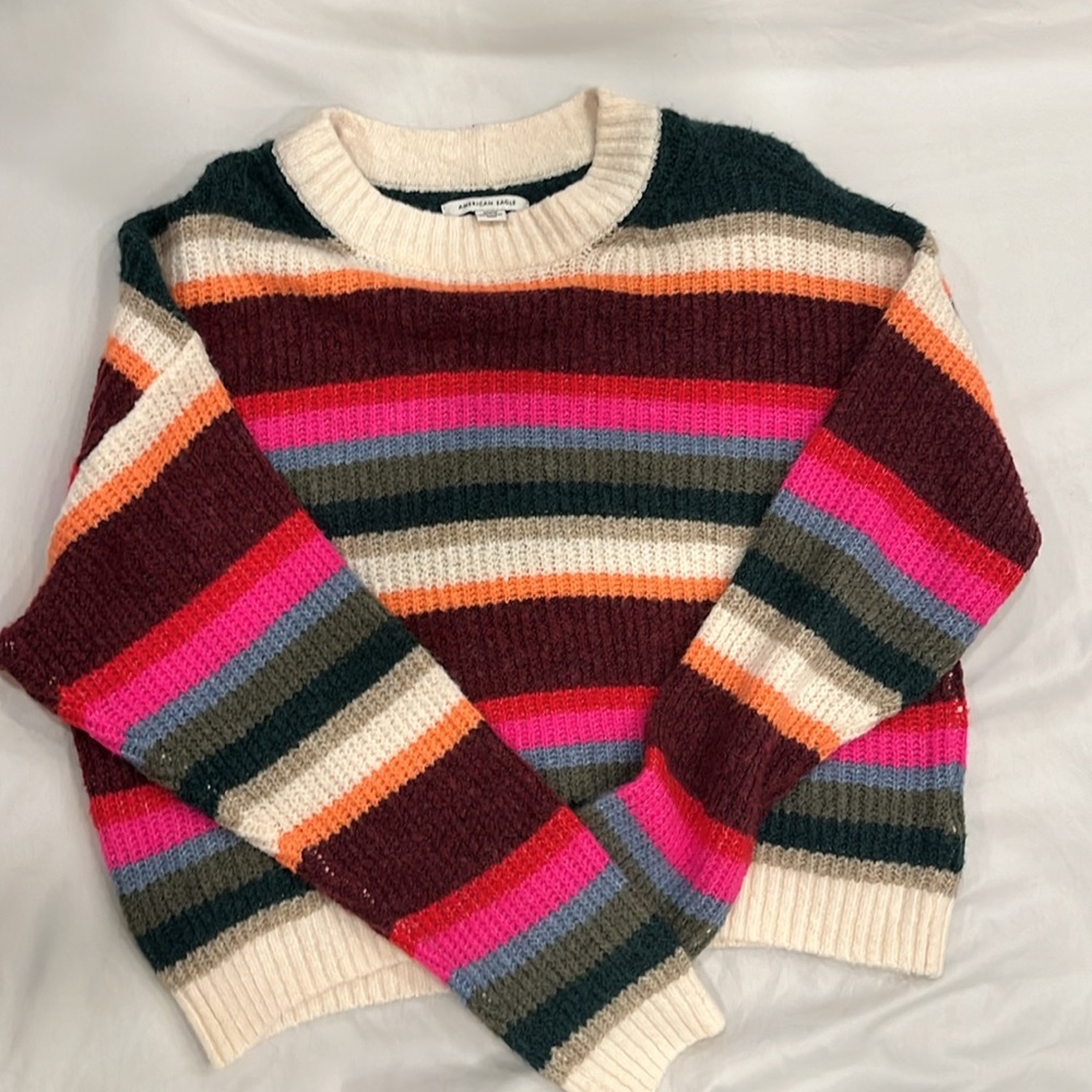 American Eagle Outfitters Multicolor Striped Sweater